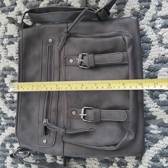 Ardene Cross Body Purse ❤Metallic Grey ❤ - Picture 6 of 8